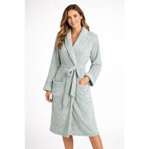 Restoration Hardwear Plush Robe Eucalyptus Green Comfort Cozy Bath NEW Adult XL